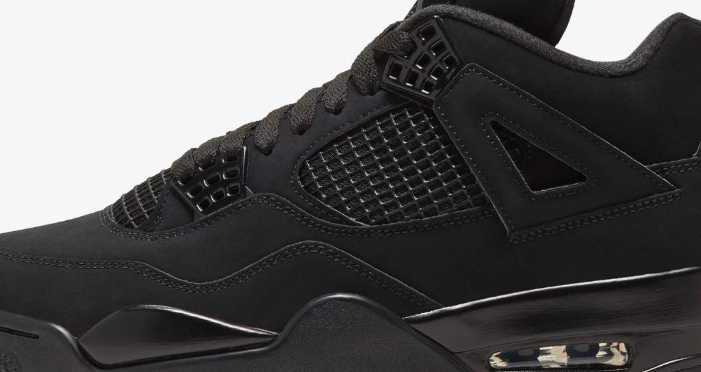 Air Jordan 4 Retro Black Cat 2020 BNIB Men s Fashion Footwear
