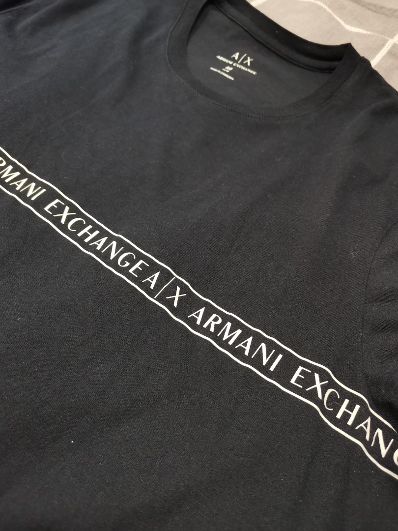Armani Exchange t shirt, Men's Fashion, Tops & Sets, Tshirts & Polo Shirts  on Carousell