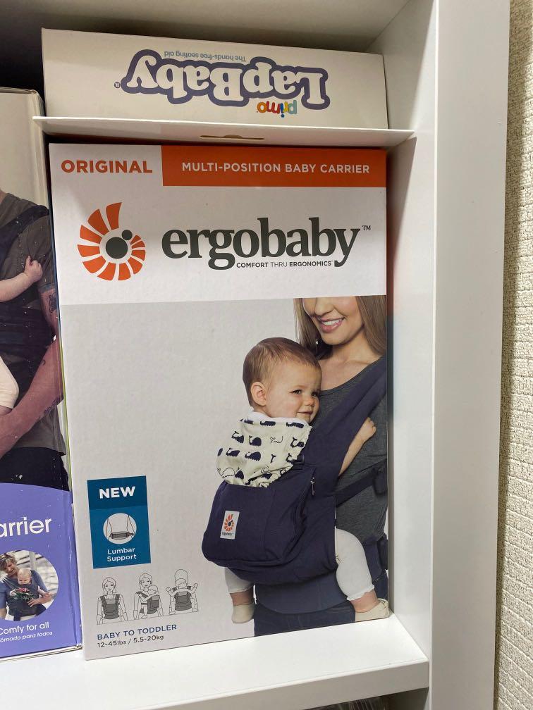 Brand New Authentic Ergobaby baby carrier with lumbar support Original Marine Babies Kids Going Out Carriers Slings on Carousell