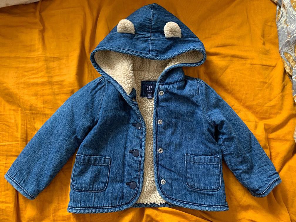 baby denim sherpa jacket