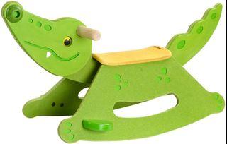 BNIB Plan Toys Rocking Alligator