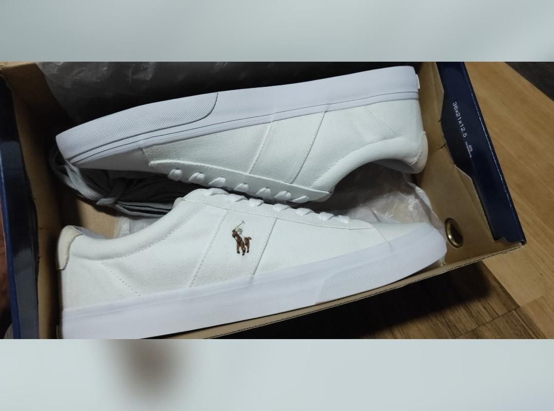 White best sale polo sneakers