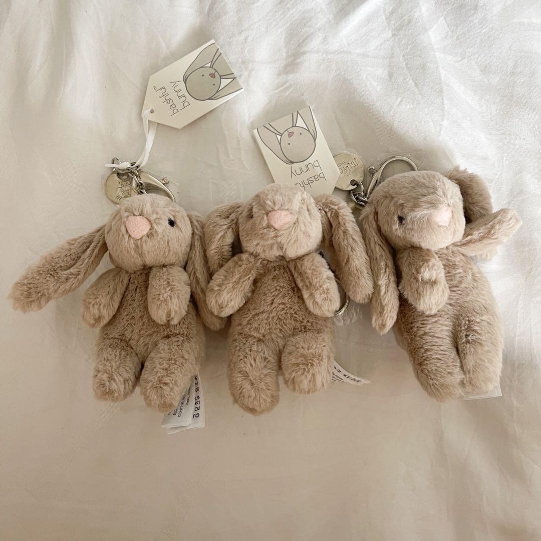 BNWT Jellycat Bashful Bunny Beige Bag Charm Hobbies Toys Stationery Craft Craft Supplies Tools on Carousell