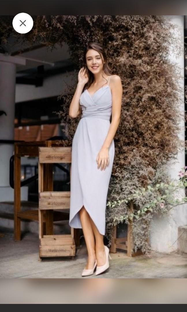 chinese dress ladies Lady Love Song with Wooden Buttons Flare Dress - Polka Dot Red at Whitesoot