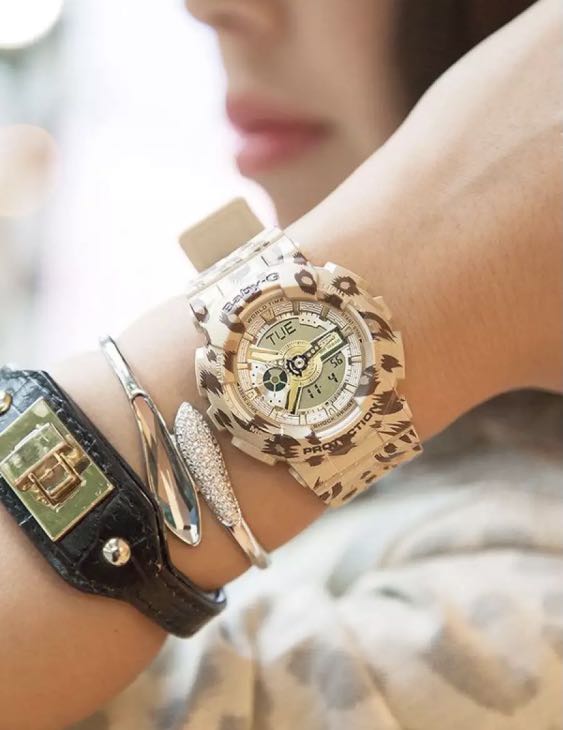 Brand New Limited Edition leopard skin Baby G G SHOCK Luxury