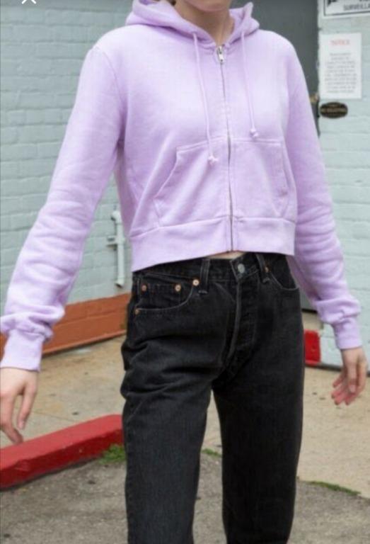 Brandy melville lilac crystal hoodie Clearance