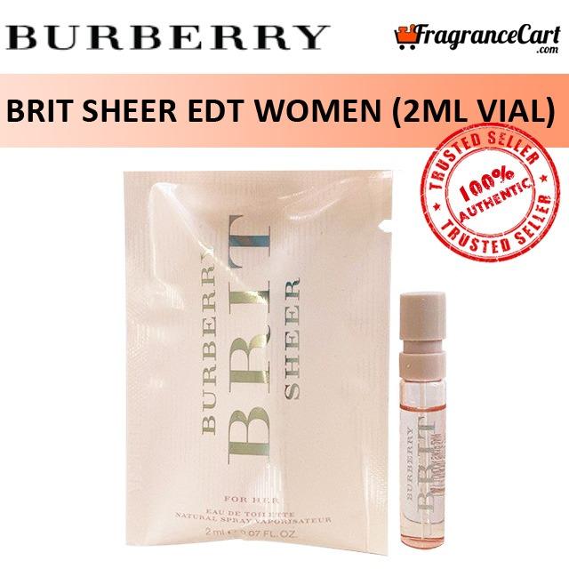 Burberry brit for her sample clearance