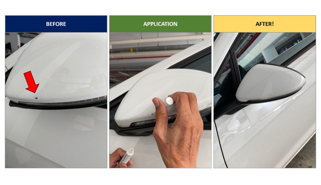 Car Touch Up Paint in Action! — Amazing Before and After Pics! (Brush