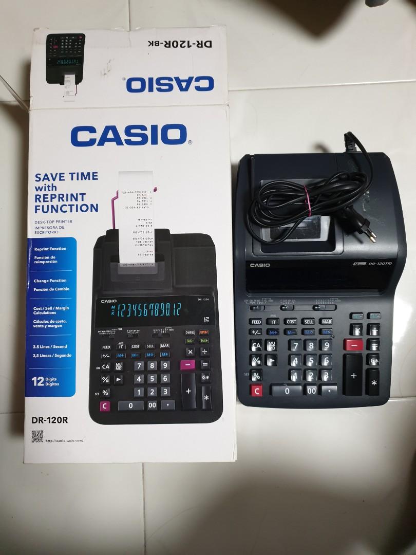 Casio dr120r sales