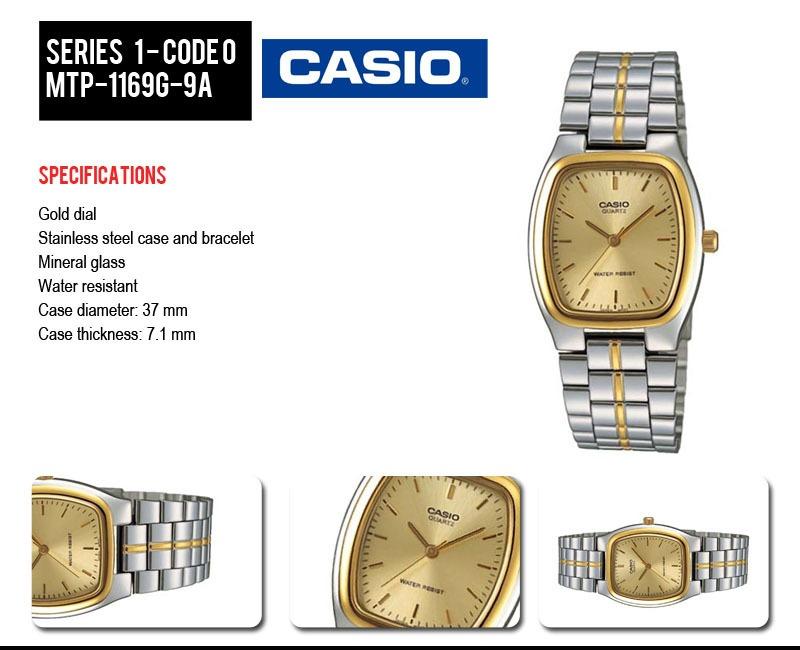 Casio 2025 mtp 1169