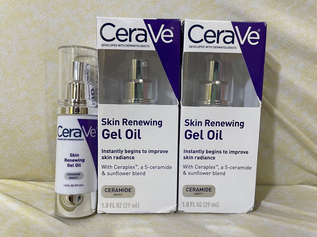 cerave skin renewing oil gel ceramide boost