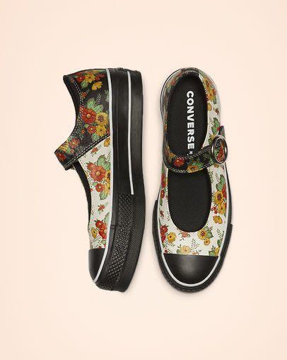 Converse mary jane floral best sale