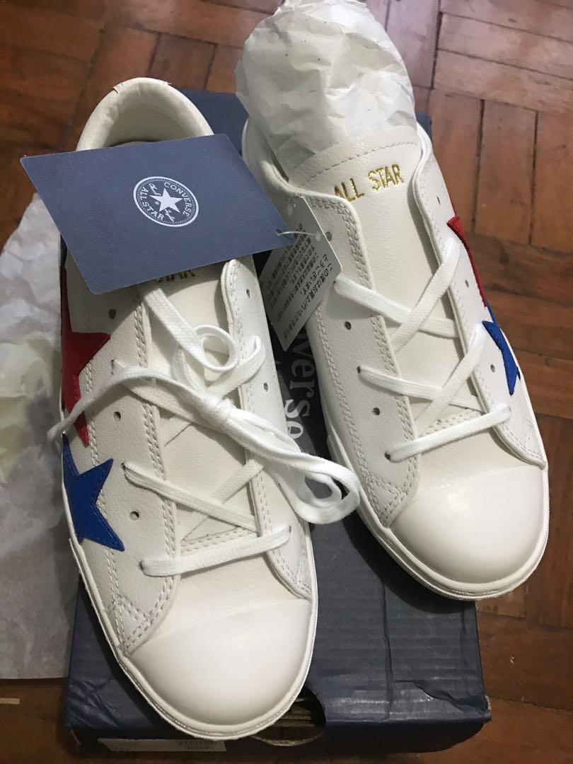 Converse All star coupe triostar - Japan Release (Category: Sneakers) located in Del Monte. Submitted by phabag01 (Listing ID 1058056493, Image 1). Description: Unisex - Converse Japan release Brand new!!! Men's - fits size 4-4.5 Women's - fits 6-6.5.