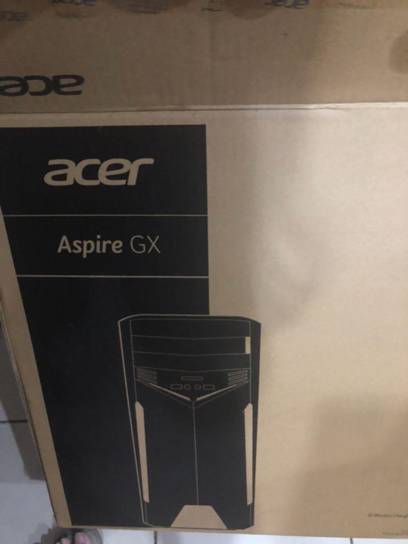 CPU Acer g7x for gaming (Category: Desktops) located in Manila. Submitted by prelovedforcharityph (Listing ID 1058080730, Image 2). Description: Got in April but logged in once I have the receipt.