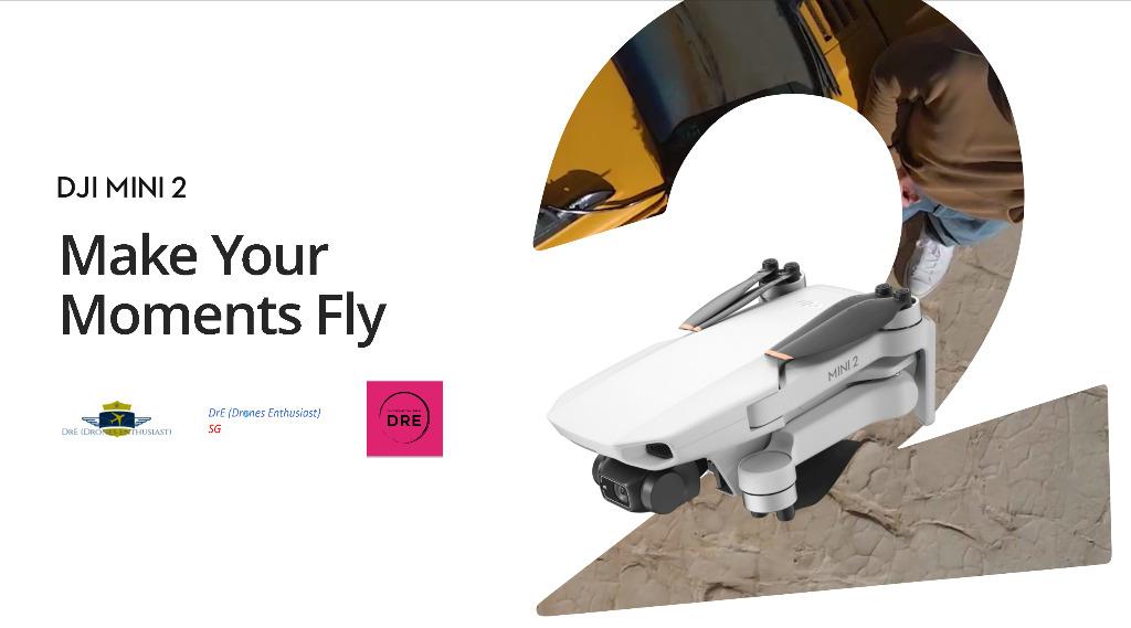 DJI Mavic Mini 2 Standard Edition. Let Your Moments Fly with DrE Drones Enthusiast