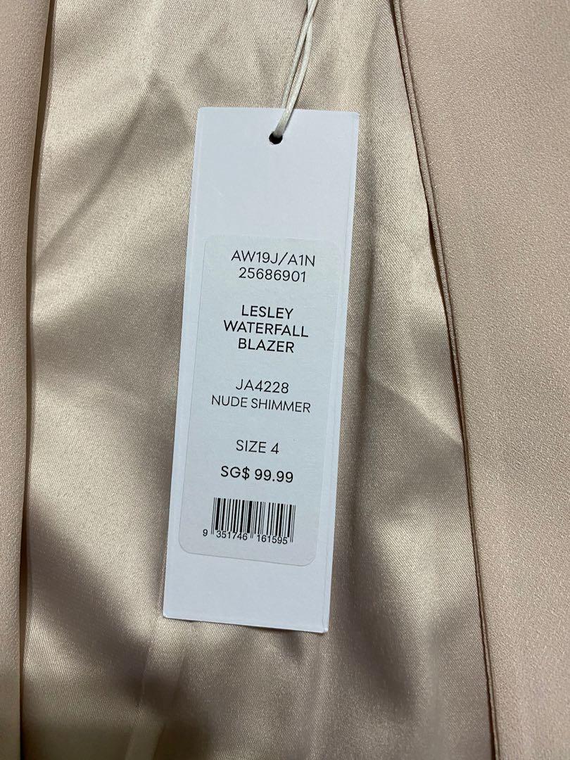 Lesley waterfall clearance blazer