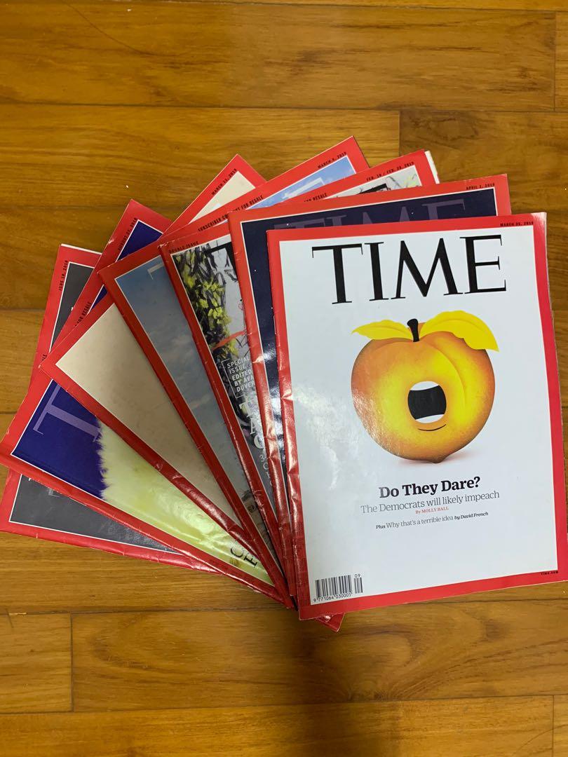 [FREE!] TIME Magazine (Some Issues from 201819), Hobbies & Toys, Books & Magazines, Magazines