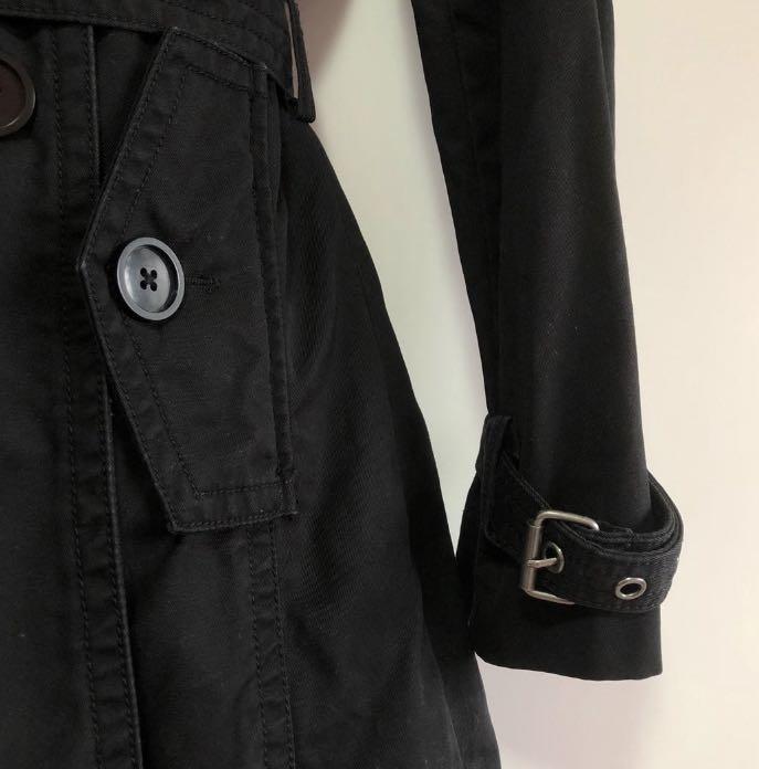 GAP Black Trench Coat