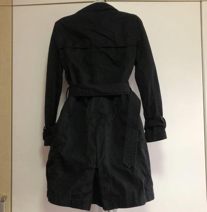 GAP Black Trench Coat