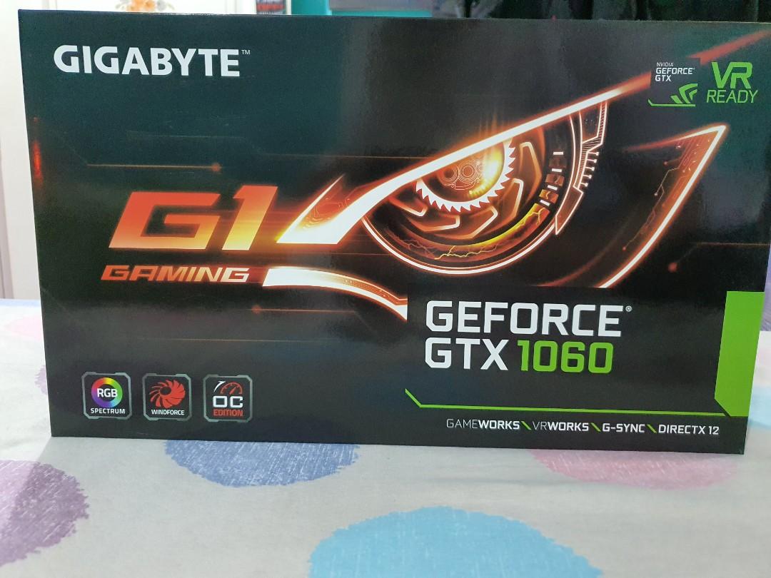 Gigabyte GTX 1060 3GB G1 Gaming Computers Tech Parts