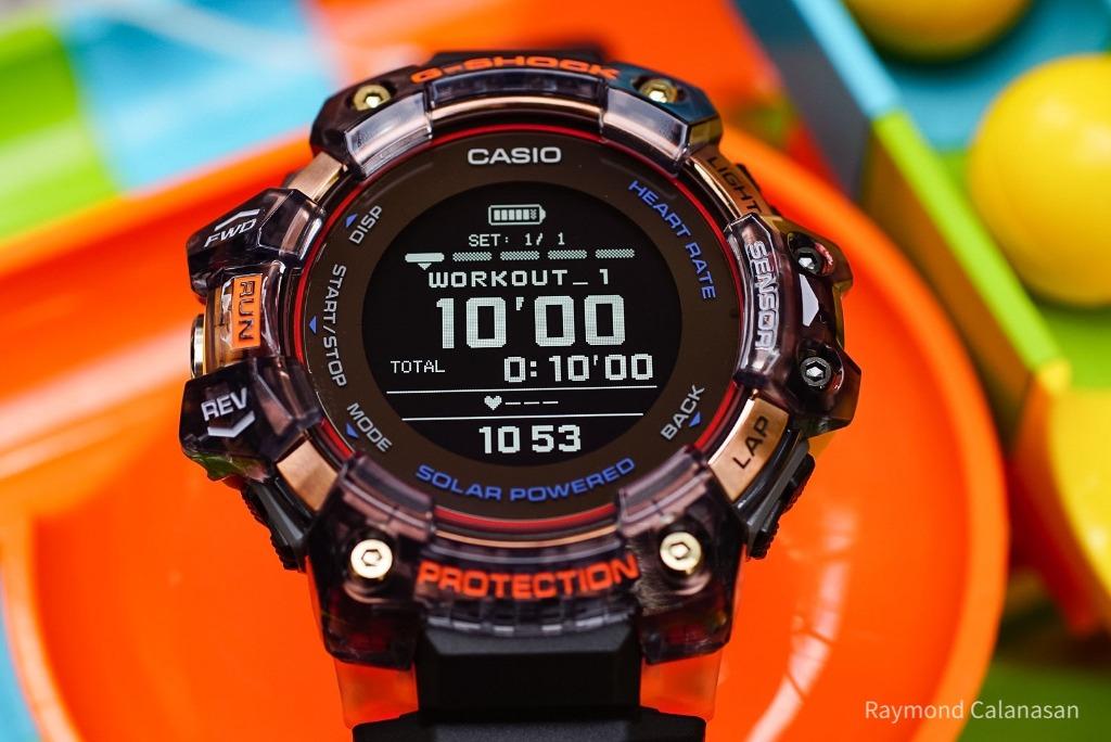 GShock GBDH10001A4 GSquad with Heart Rate Monitor and GPS, Men's