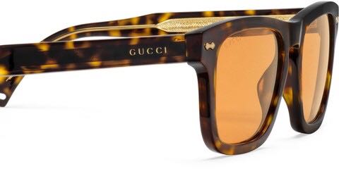 Gucci Rectangular-Frame acetate 