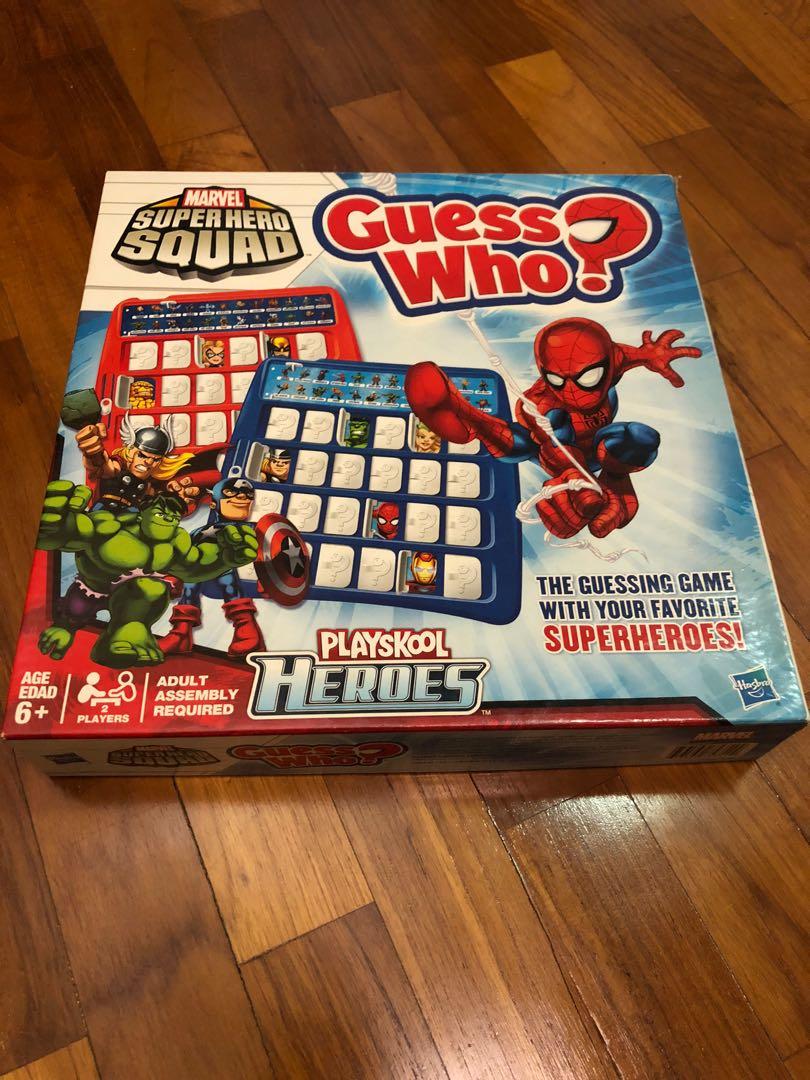 flaskehals Hører til volleyball Guess who: Marvel Superhero Squad, Hobbies & Toys, Toys & Games on Carousell