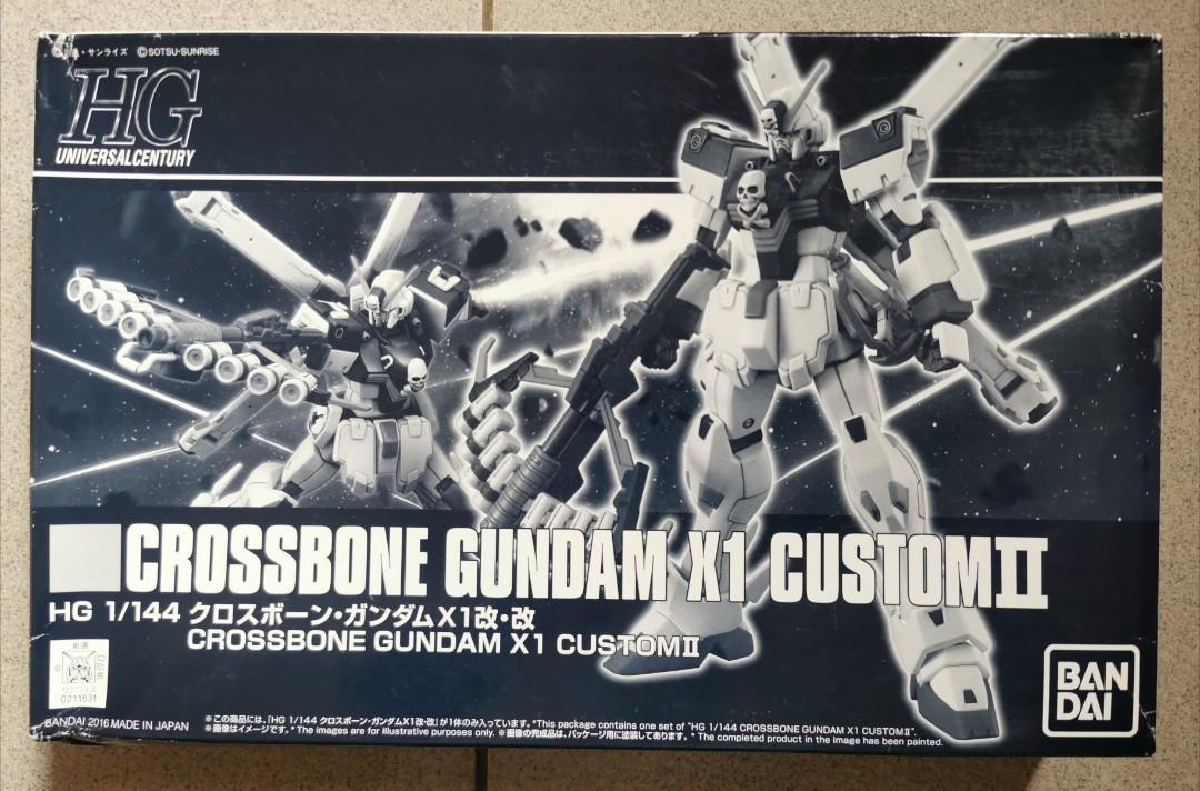 Hg 1 144 Crossbone Gundam X1 Custom Ii Toys Games Action Figures Collectibles On Carousell