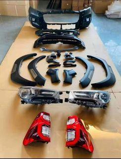 HiLux revo conquest rocco facelift kit headlamps fender taillight bumper