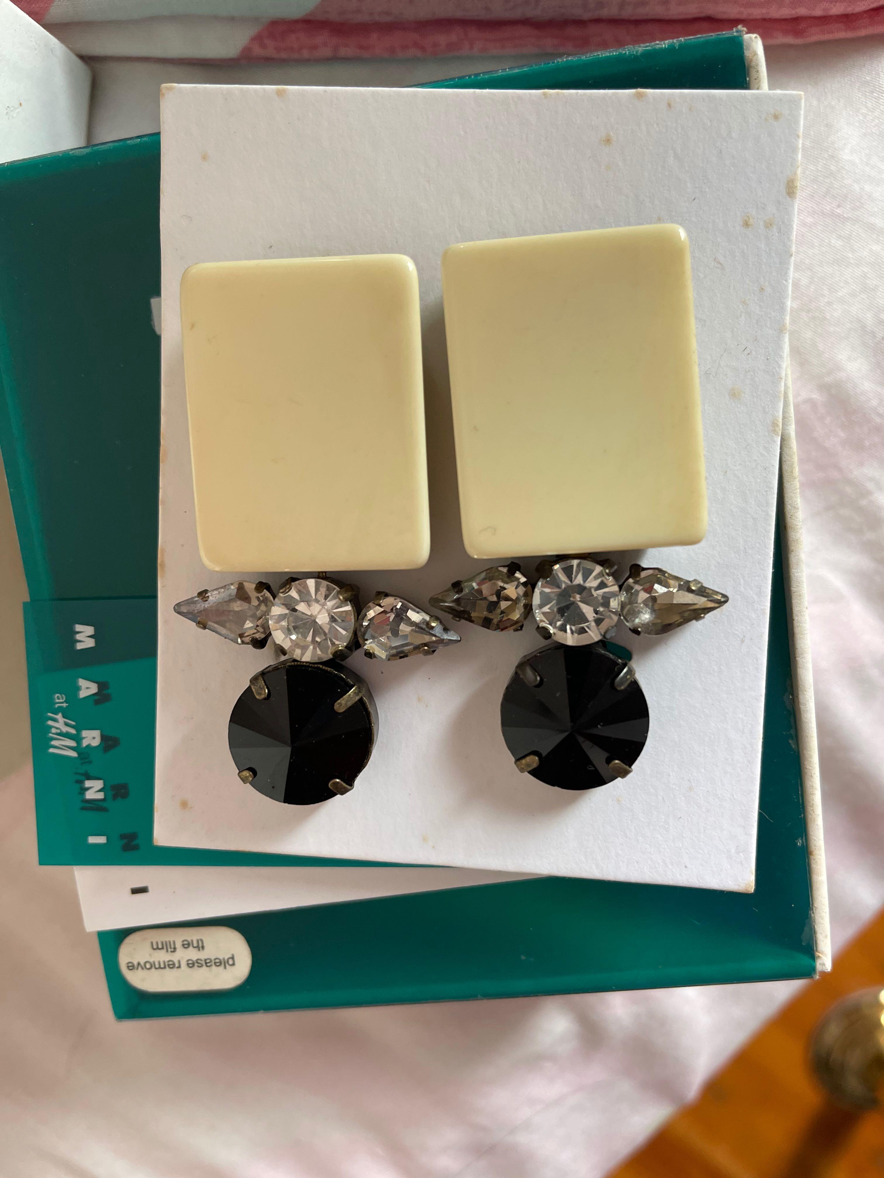 H M x Marni Clip earrings new