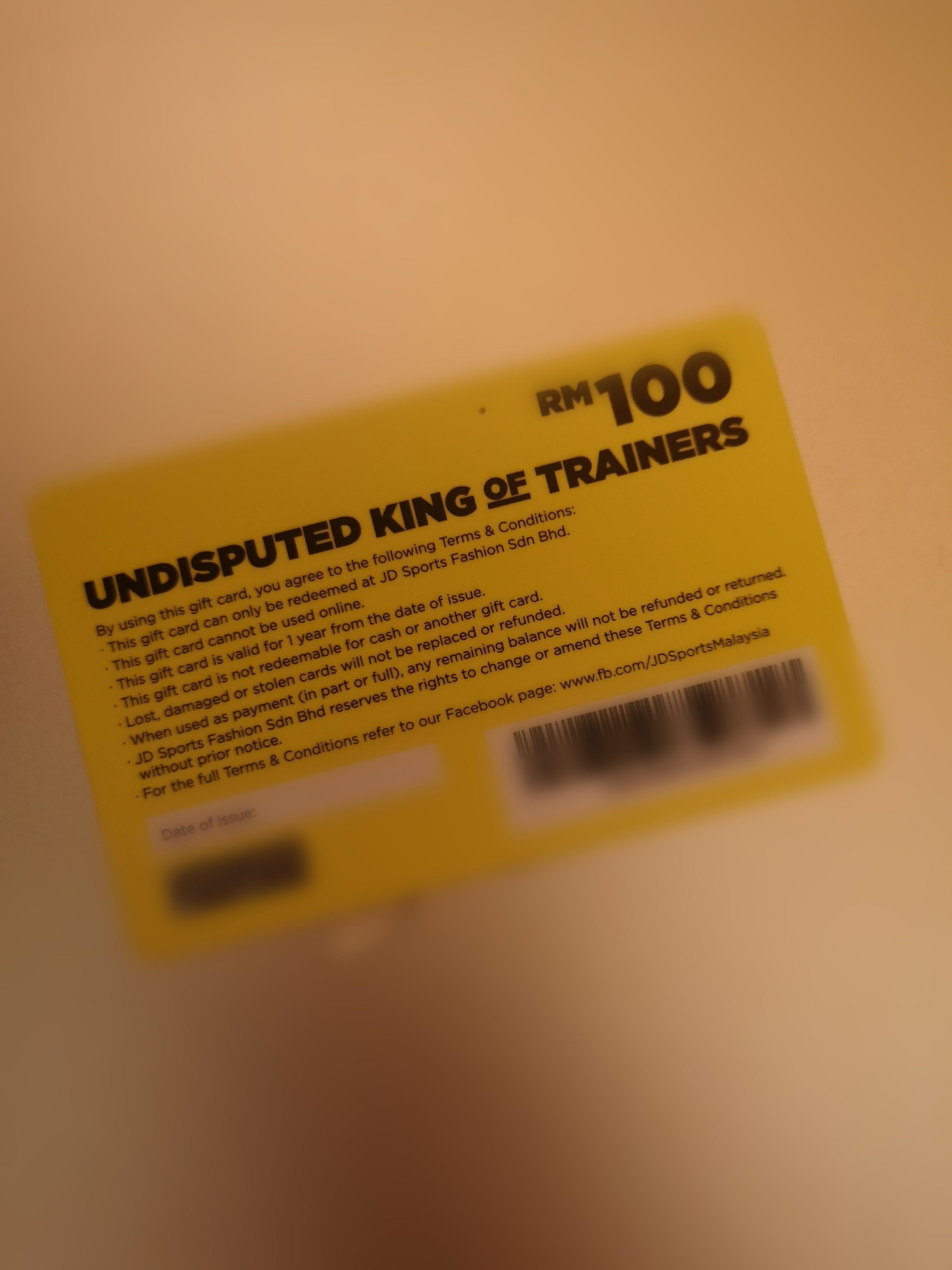 JD VOUCHER RM 100, Tickets & Vouchers, Vouchers on Carousell