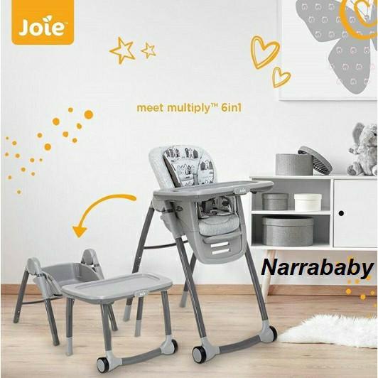 Joie 6 in store 1 highchair dots