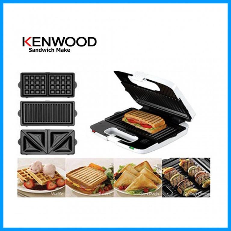 Kenwood SM650 Multisnacker Sandwich Maker New In Box Warranty 1 Year By Kenwood Malaysia