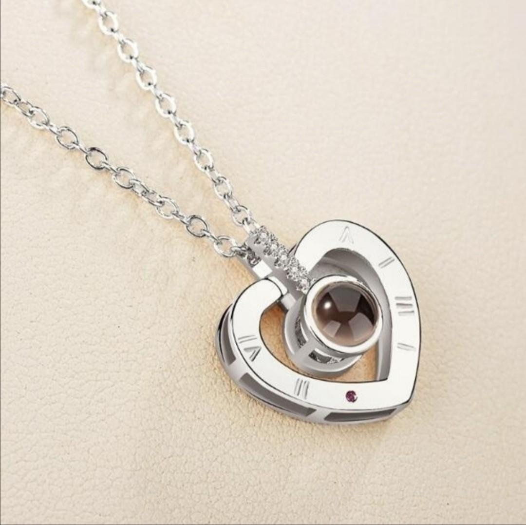 I love top you reflection necklace