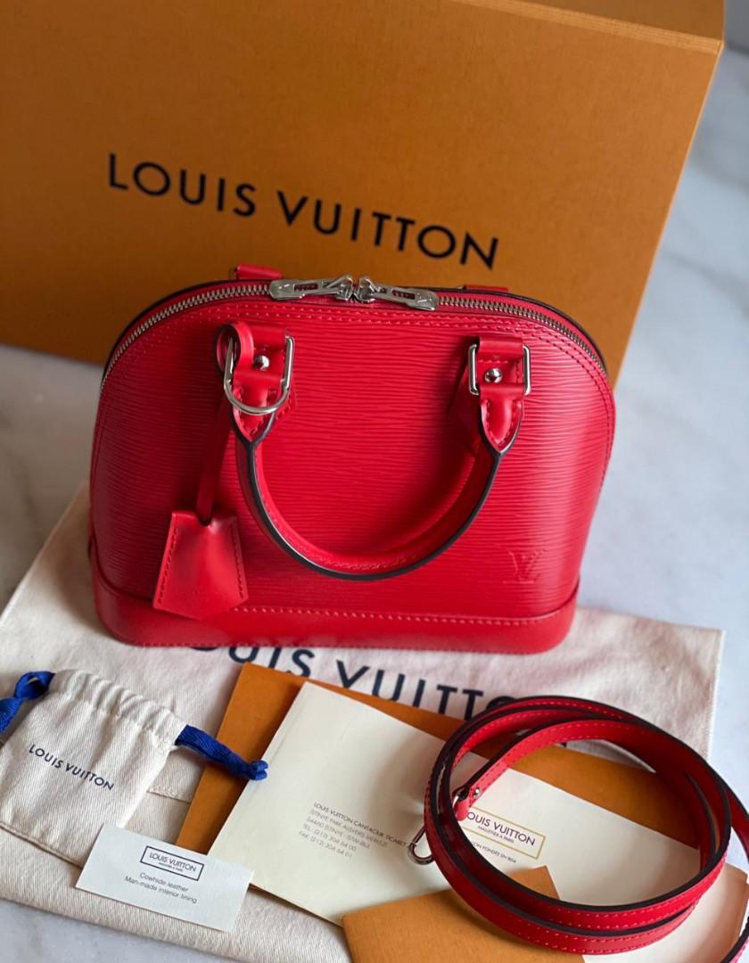 Louis Vuitton EPI Alma Bb Coquelicot