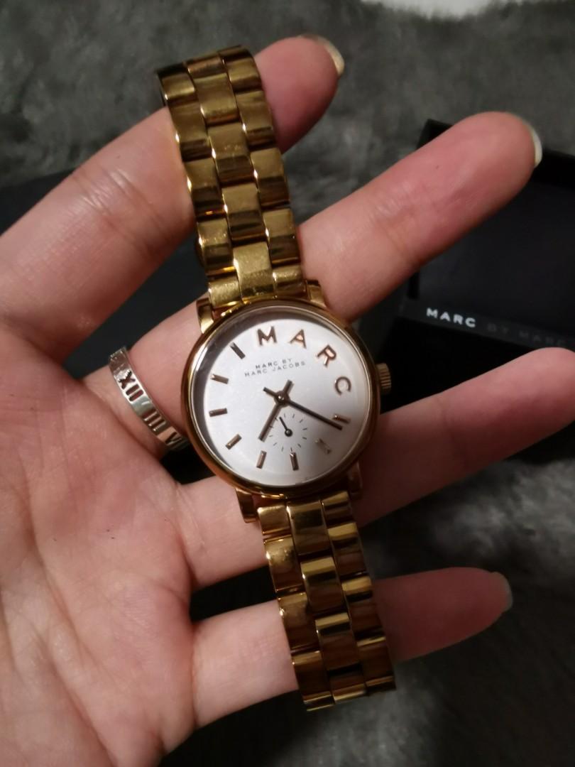 Marc jacobs clearance baker watch gold