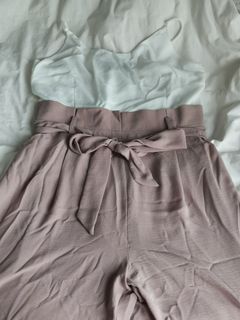 mauve color jumpsuit