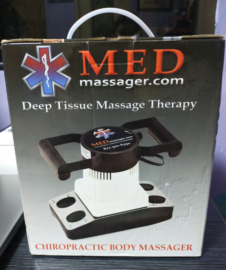 Med Massager MMB04B Variable Speed Deep Tissue Chiropractic Body Massager,  Furniture & Home Living, Gardening, Hose and Watering Devices on Carousell