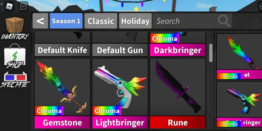 Mm2 Chroma Godly Video Gaming Gaming Accessories Game Gift Cards Accounts On Carousell