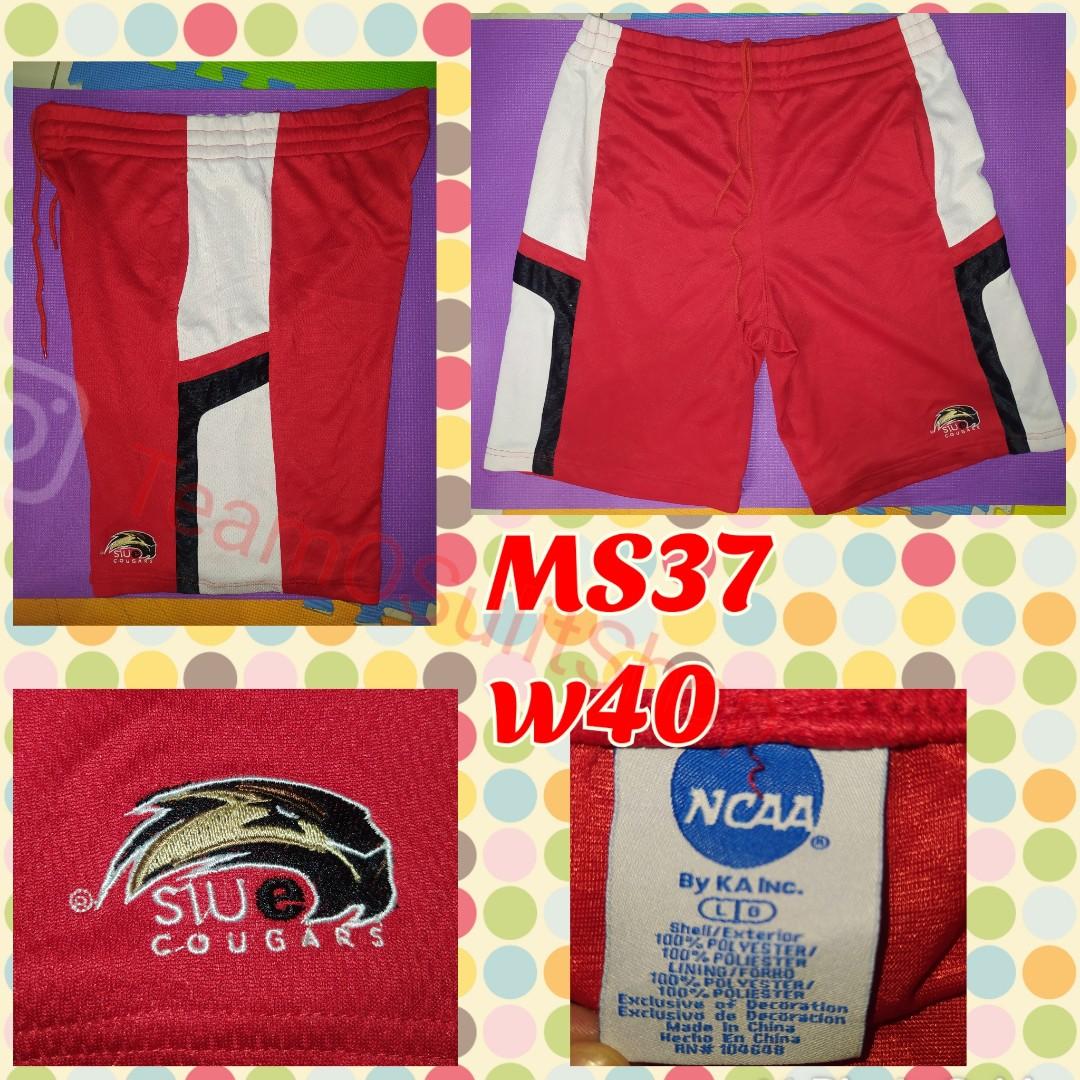 NCAA Cougars shorts MS37 (Category: Activewear) located in Calamba. Submitted by teamosulitshop (Listing ID 1057958594, Image 1). Description: wla ng garter pero may tali 40" sagad talian mo para lumiit cod cop.