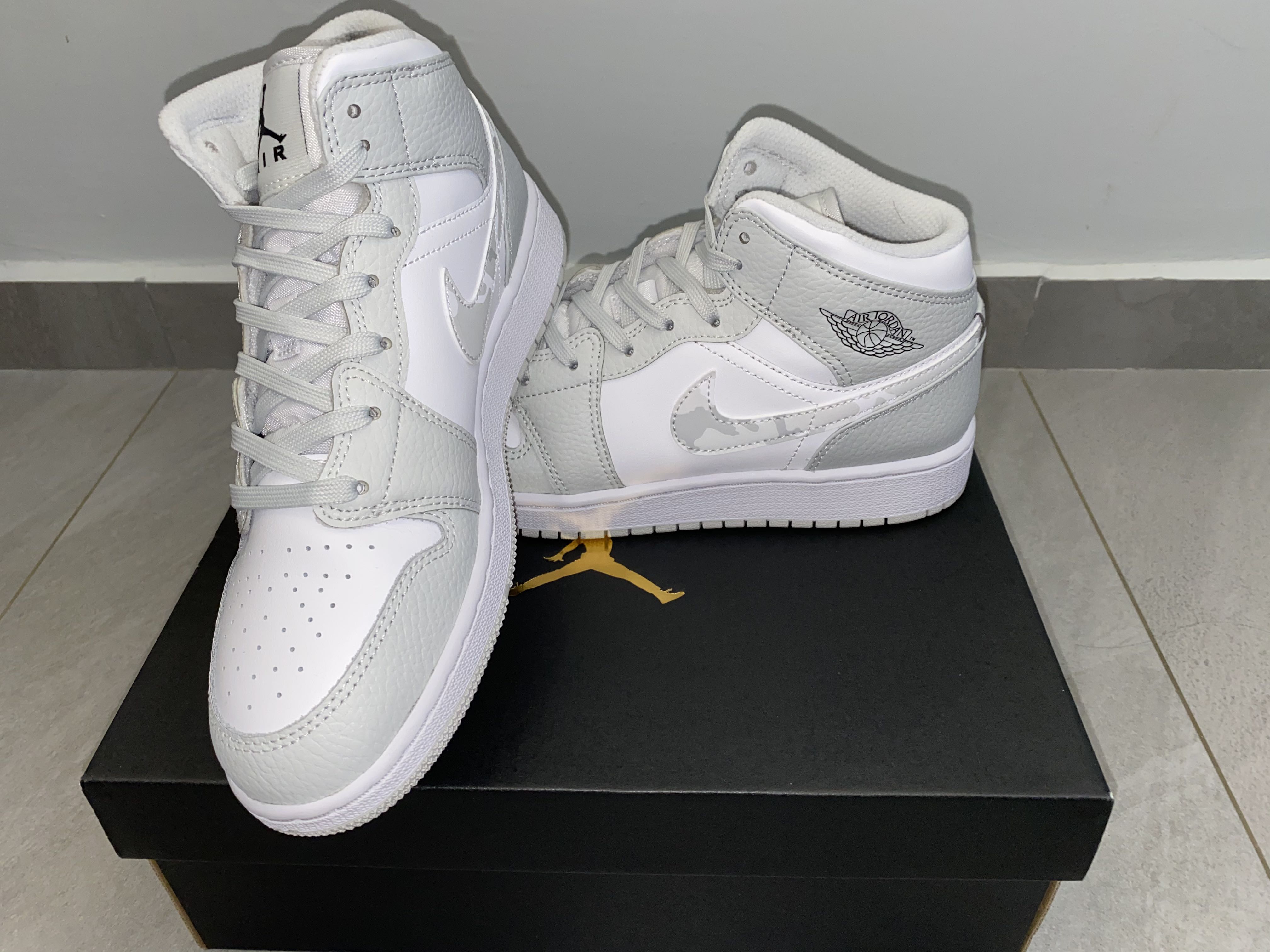 nike jordan camo grey