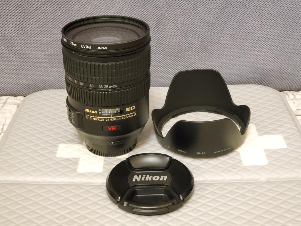 Nikon AF-S Nikkor 24-120mm f/3.5-5.6G ED-IF VR, 攝影器材, 鏡頭及