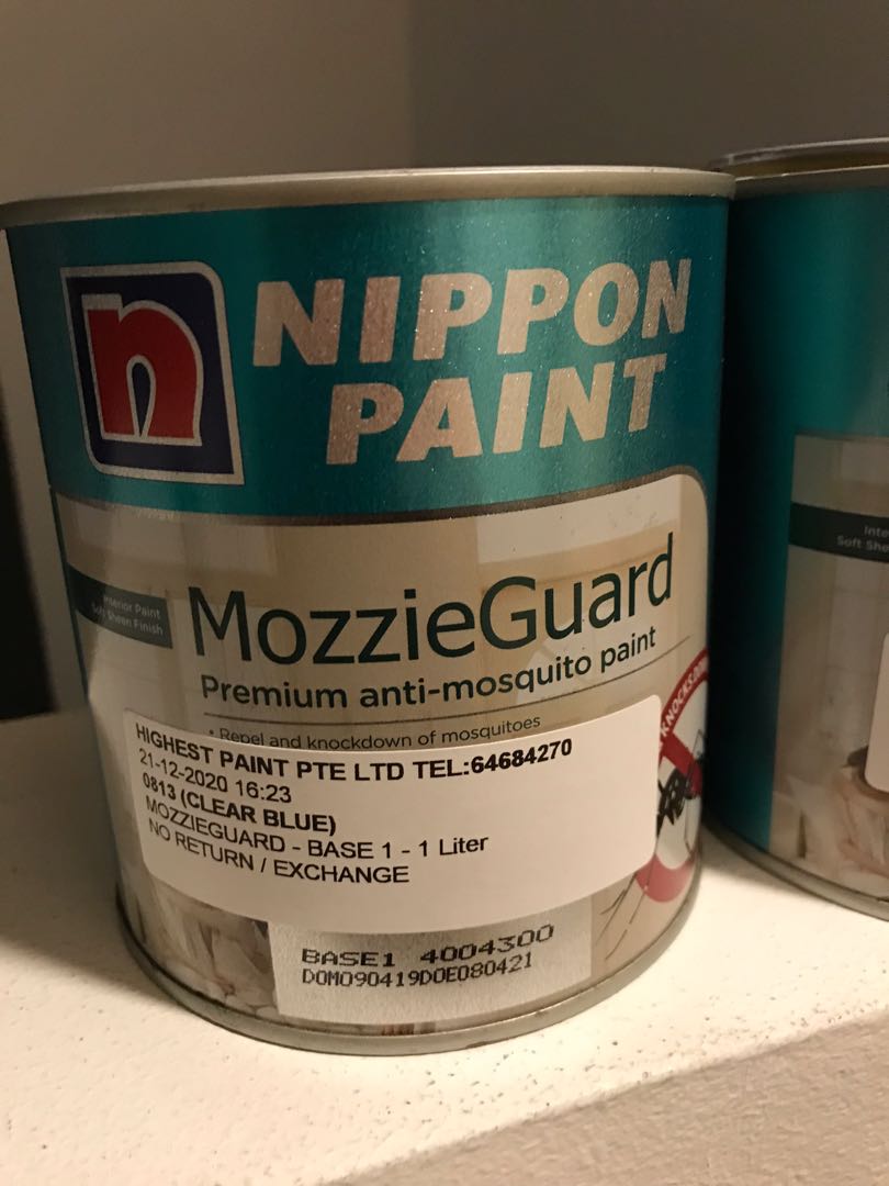 Nippon Paint, MozzieGuard (Premium antimosquito paint), Furniture & Home Living, Furniture