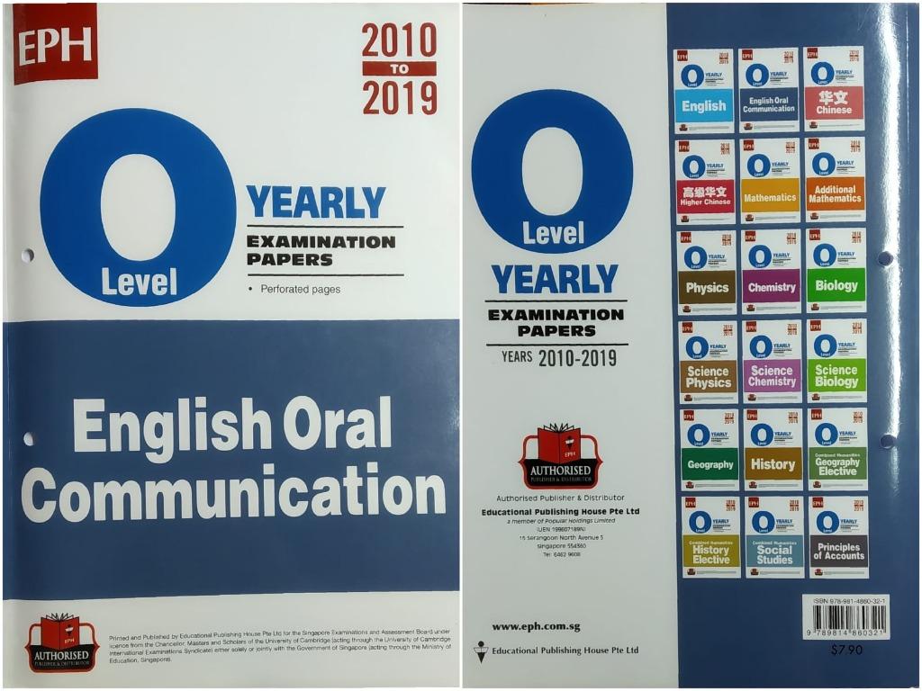 O Level English Oral Communication Hobbies Toys Books Magazines Assessment Books On Carousell