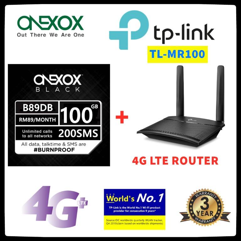Onexox Bdb 100gb Tp Link Tl Mr100 Electronics Computer Parts Accessories On Carousell