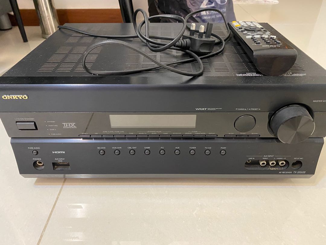 Onkyo TX-SR608, Audio, Soundbars, Speakers & Amplifiers On Carousell