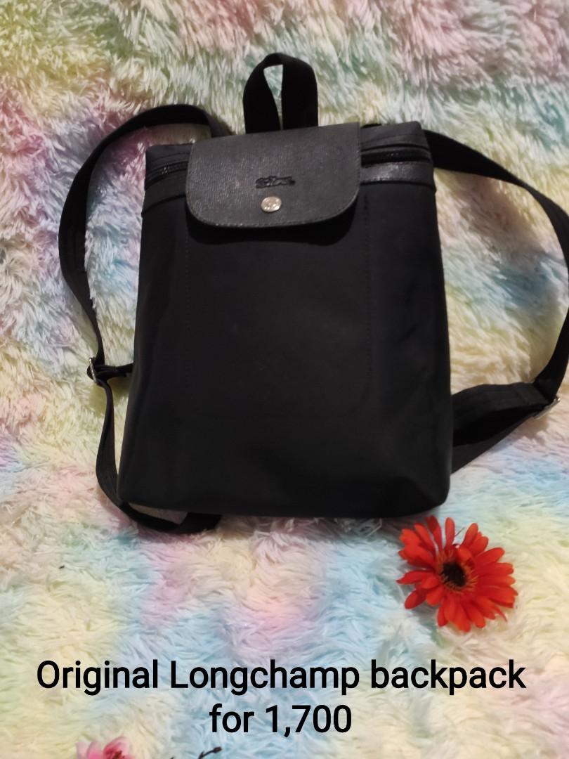 Authentic deals longchamp backpack