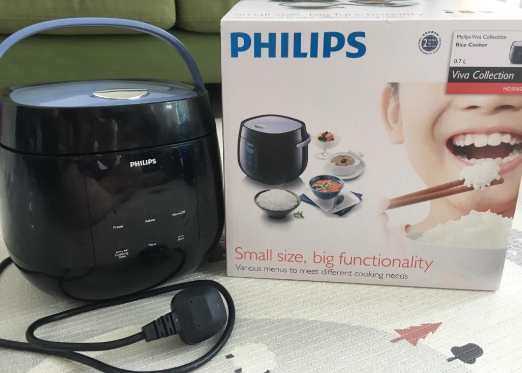 Philips Rice Cooker 0.7L Viva Collection HD3060, TV & Home Appliances