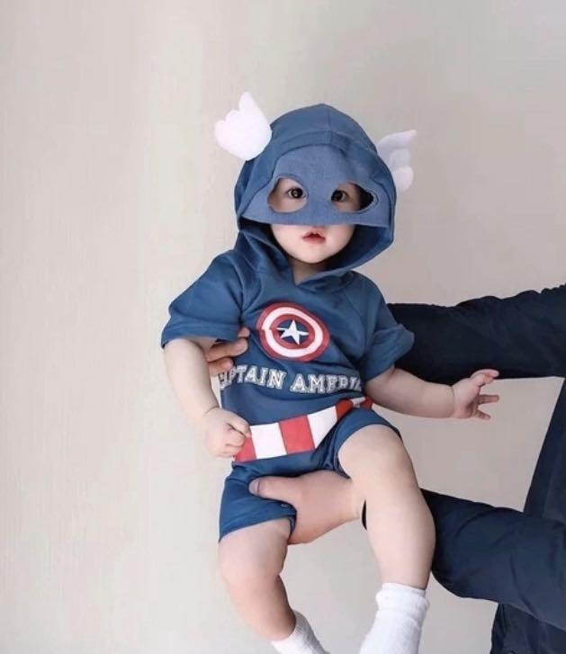 Baby superhero romper discount