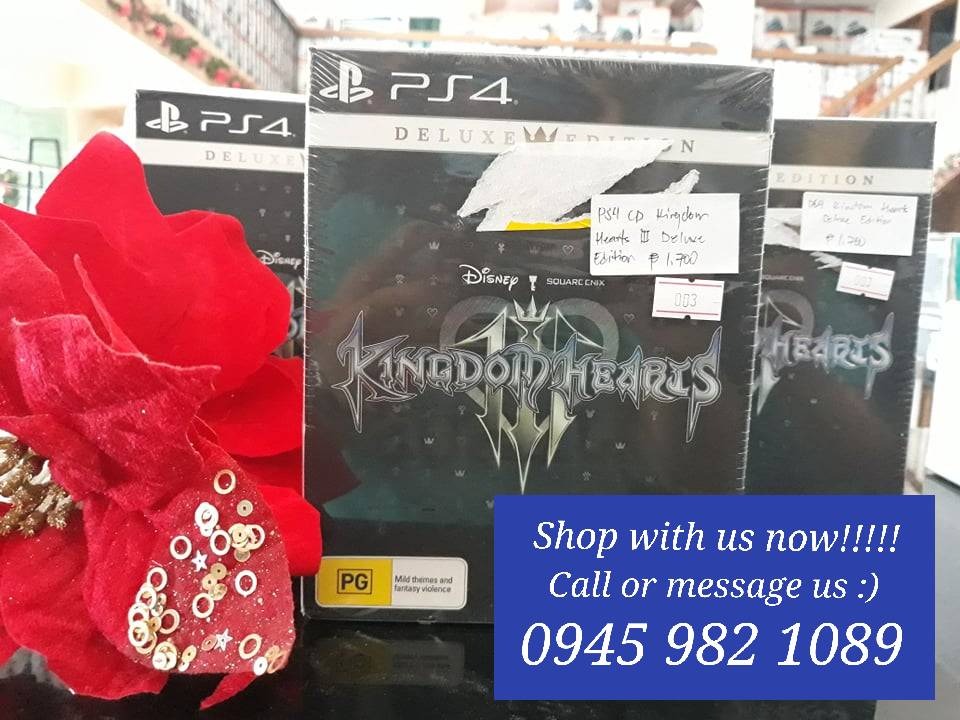 Ps4 Deluxe Edition Kingdom Hearts 3 Video Gaming Video Games Playstation On Carousell
